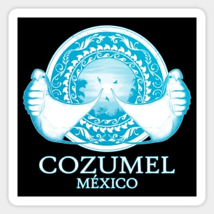 Manta Rays Cozumel Mexico Diving Sticker